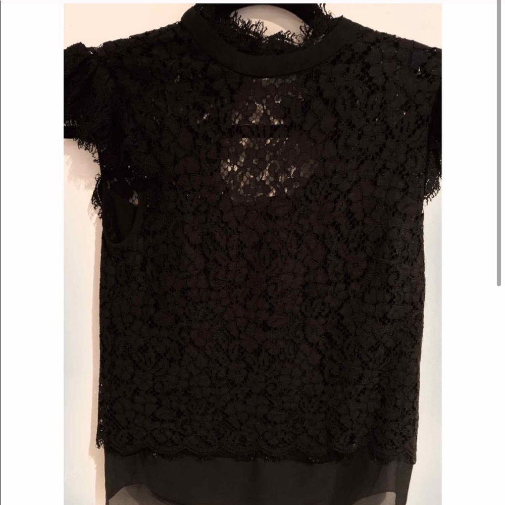 RACHEL ZOE lace top